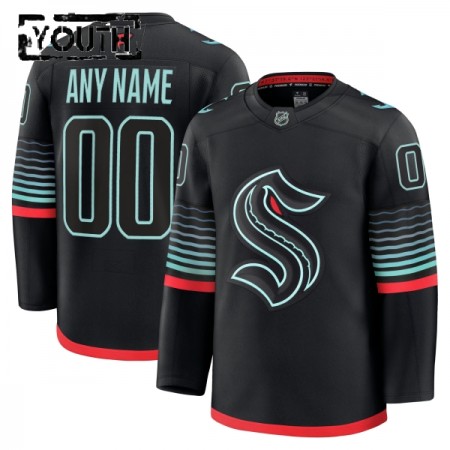 Lasten NHL Seattle Kraken Pelipaita Custom 2025-26 Fanatics Premium Alternate Musta